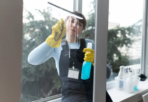Nettoyage de vitres intérieures et extérieures à Saint-Marcel-Bel-Accueil
